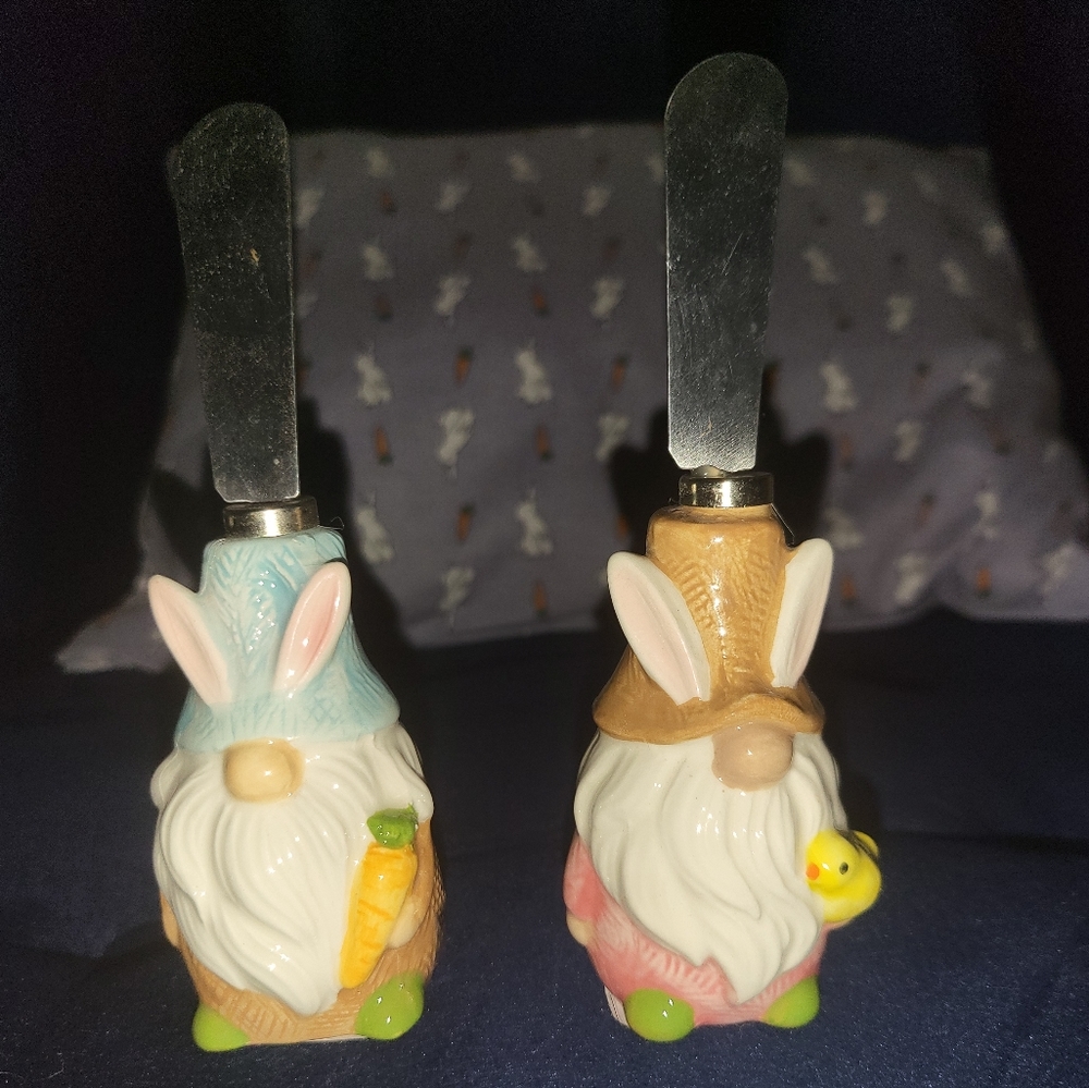 Easter charcuterie board  Cheese knifes
